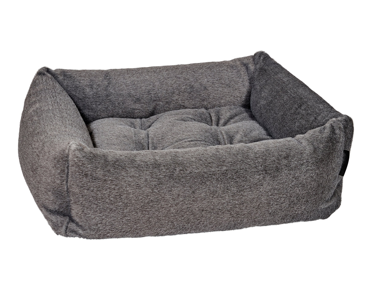 Bowsers The Franklin Faux Fur Orthopedic Dog Bed - Supportive Joint-Relief Comfort