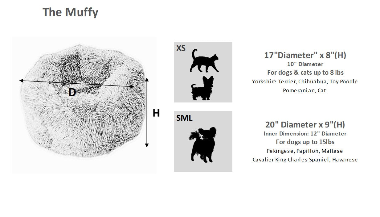 The Muffy: Luxurious Nest Bed Size Chart