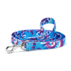 Up Country Tie Dye Printed Cast Brass Dog Leash