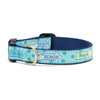 Up Country To the Beach Cast Brass Dog Collar