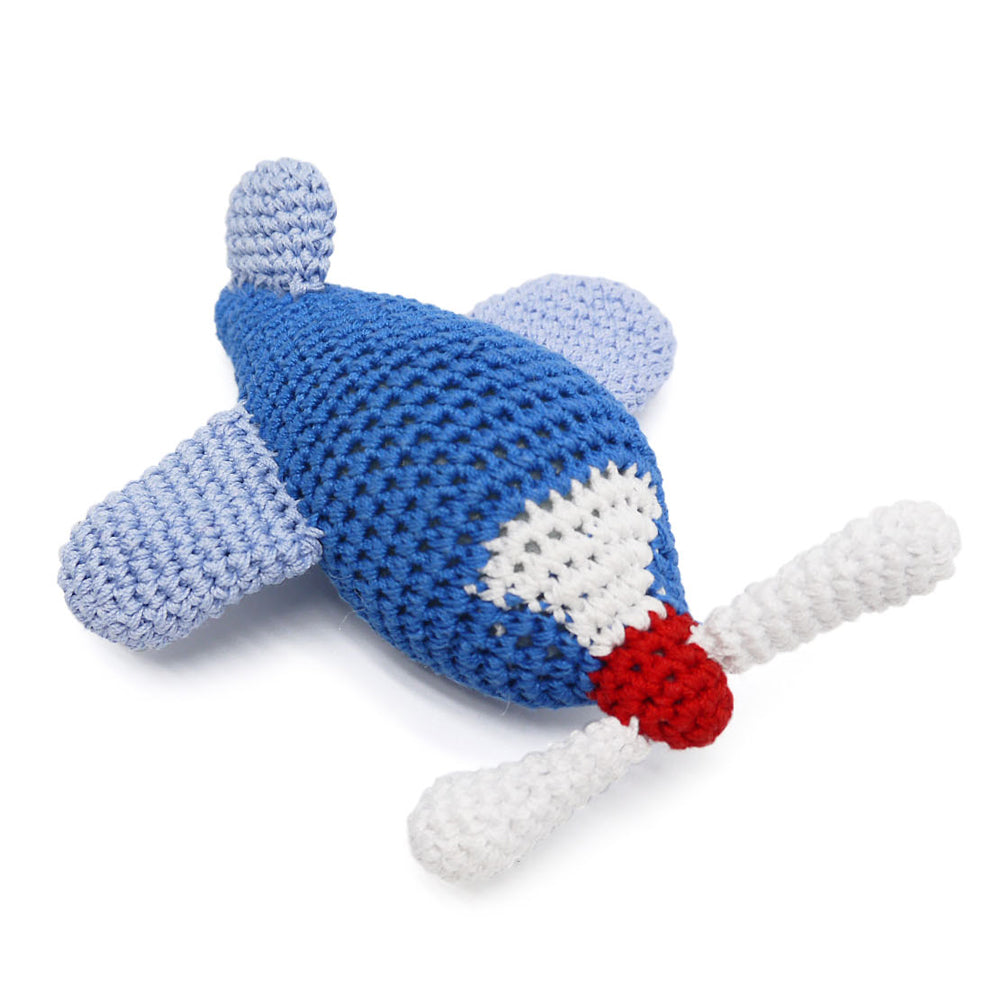 DOGO Airplane Crochet Dog Toy