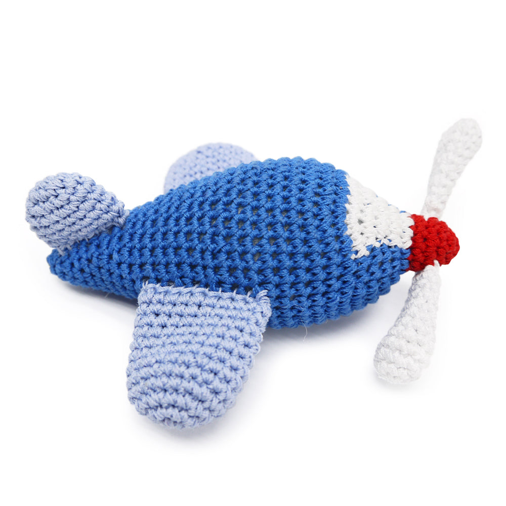 DOGO Airplane Crochet Dog Toy