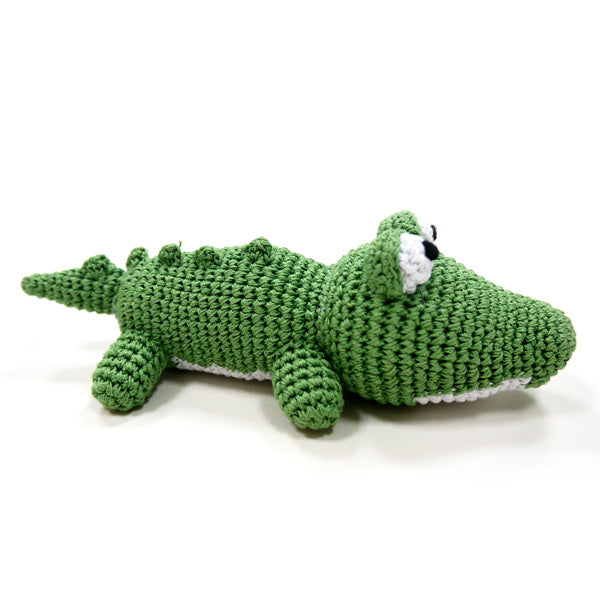 DOGO Alligator Crochet Dog Toy