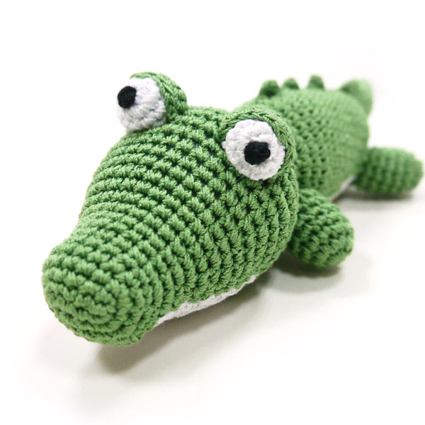 DOGO Alligator Crochet Dog Toy