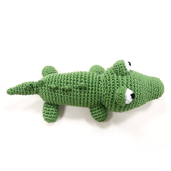 DOGO Alligator Crochet Dog Toy