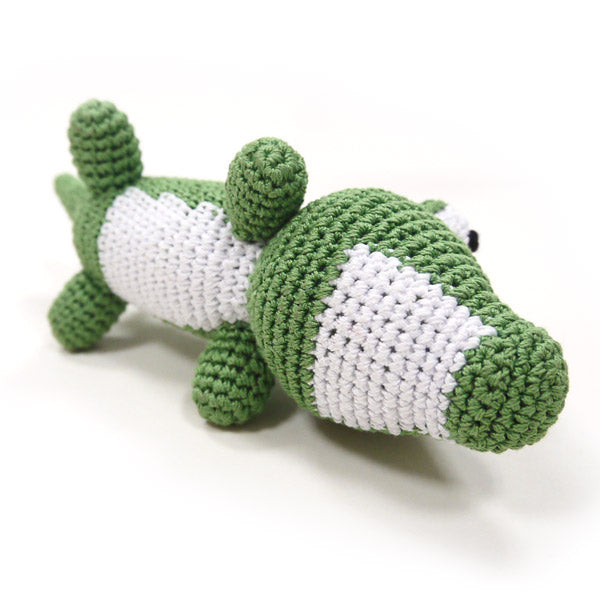 DOGO Alligator Crochet Dog Toy