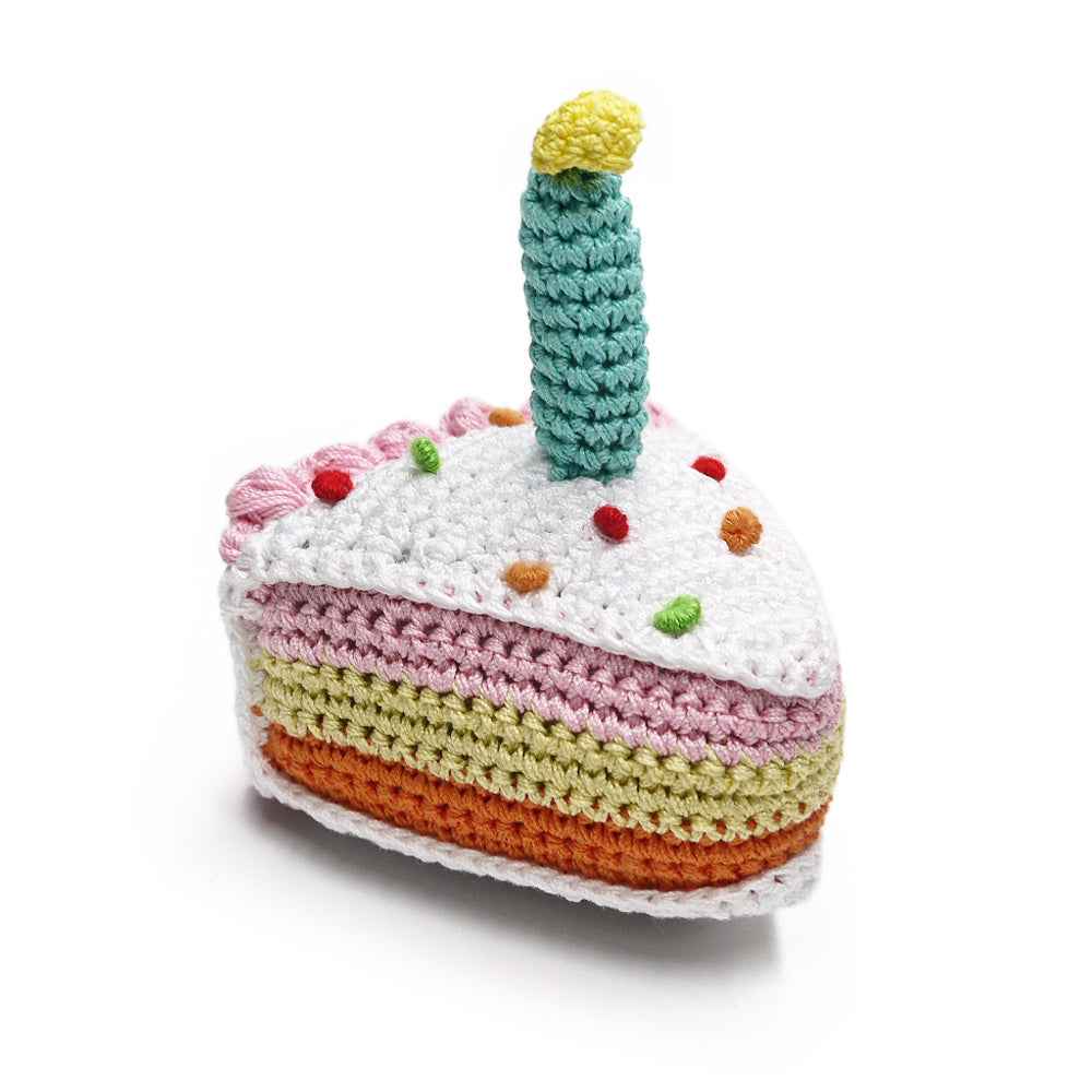 DOGO Birthday Cake Crochet Dog Toy