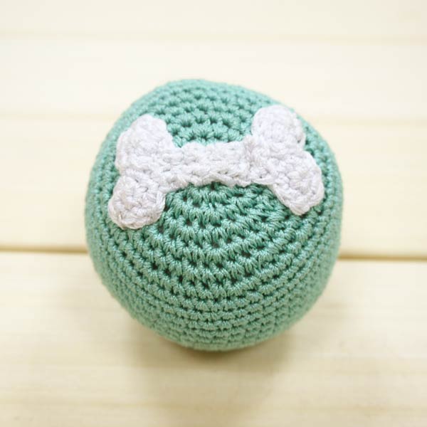 DOGO Bone Ball Crochet Dog Toy