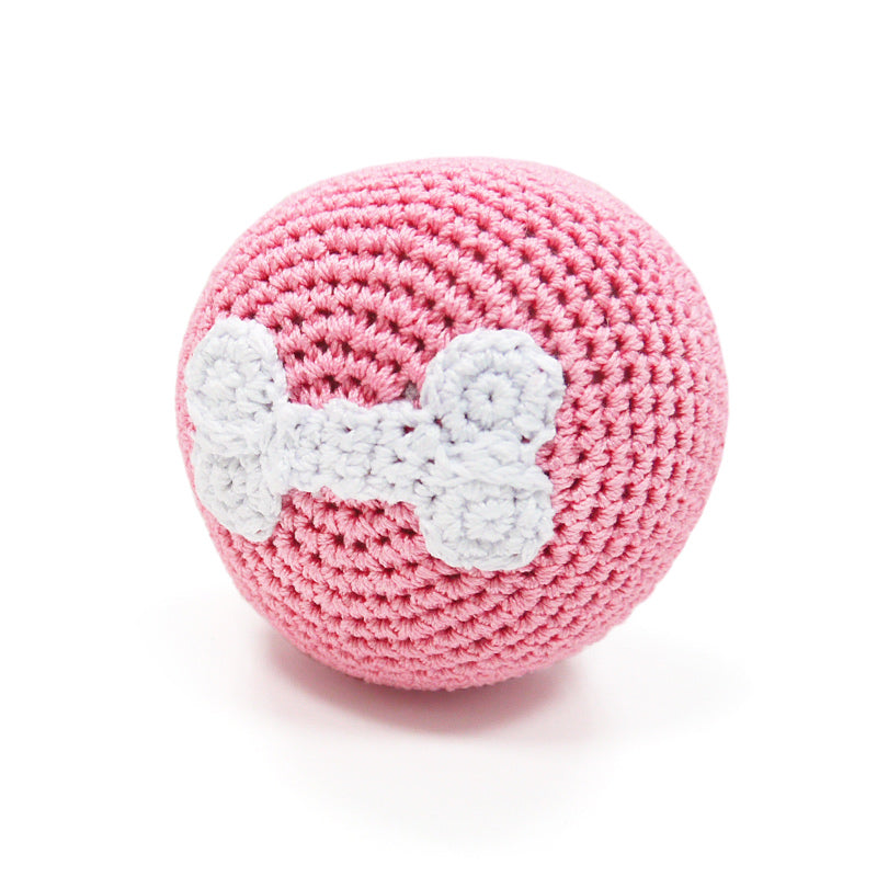 DOGO Bone Ball Crochet Dog Toy