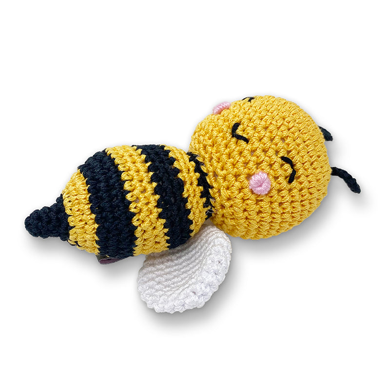 DOGO Bumble Bee Crochet Dog Toy