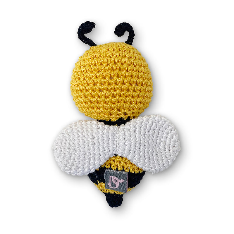 DOGO Bumble Bee Crochet Dog Toy