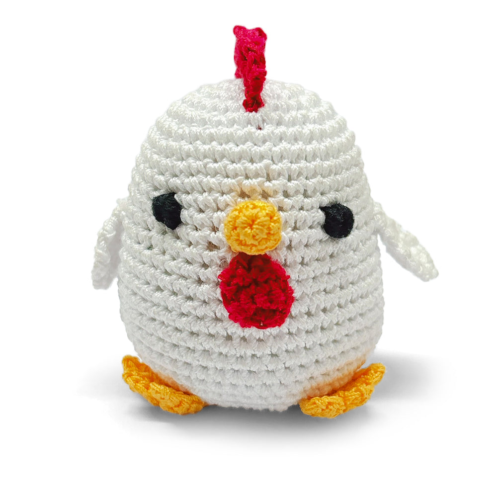 DOGO Chicken Crochet Dog Toy