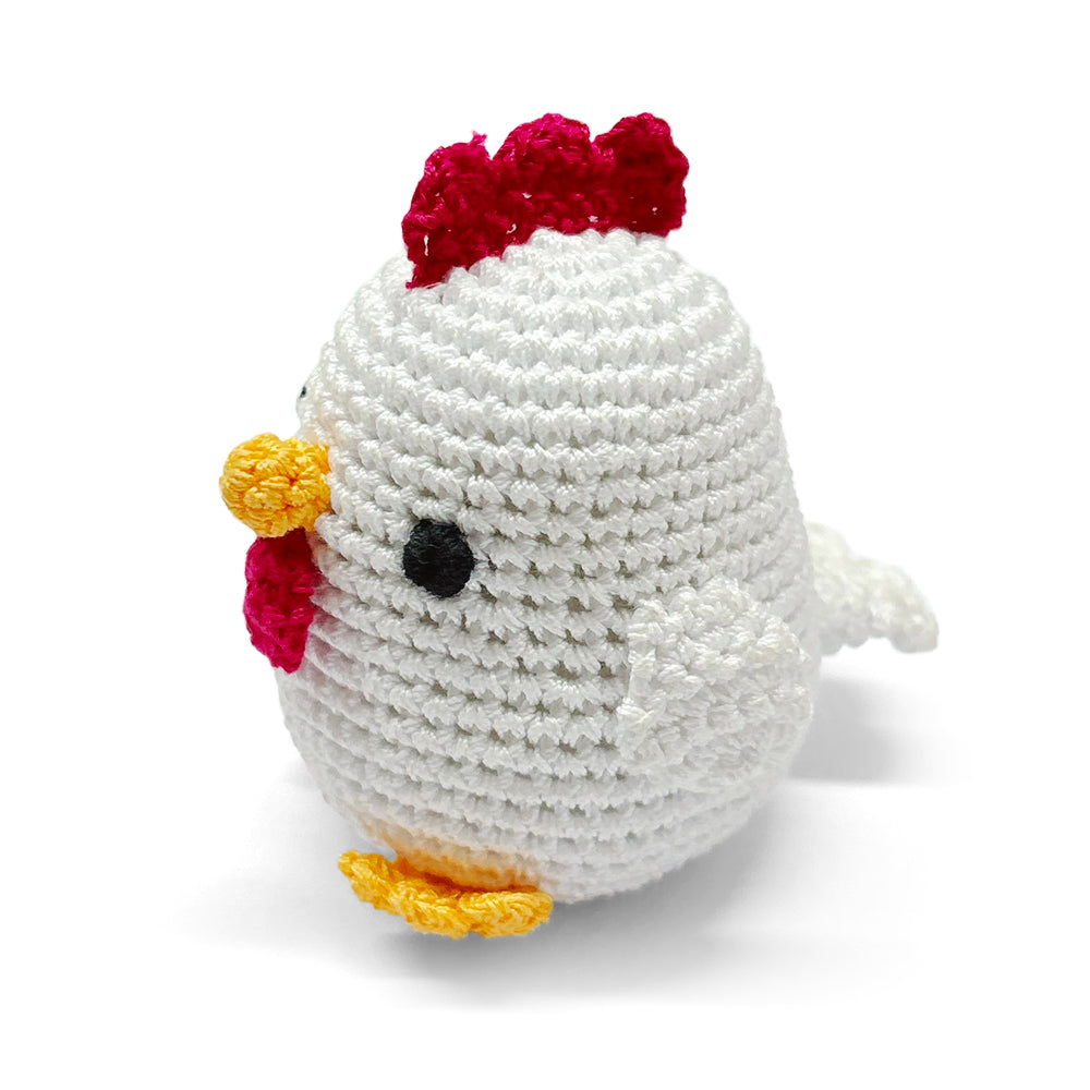 DOGO Chicken Crochet Dog Toy