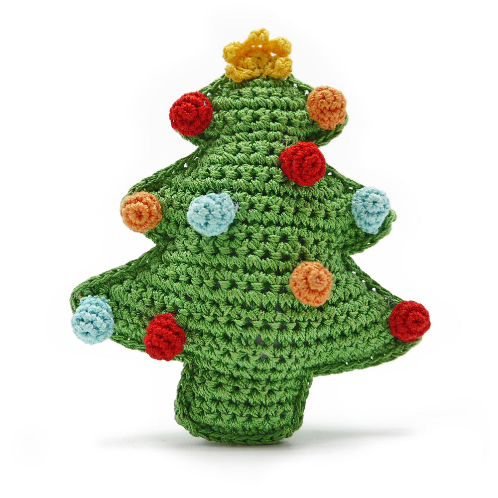 DOGO Christmas Tree Crochet Dog Toy