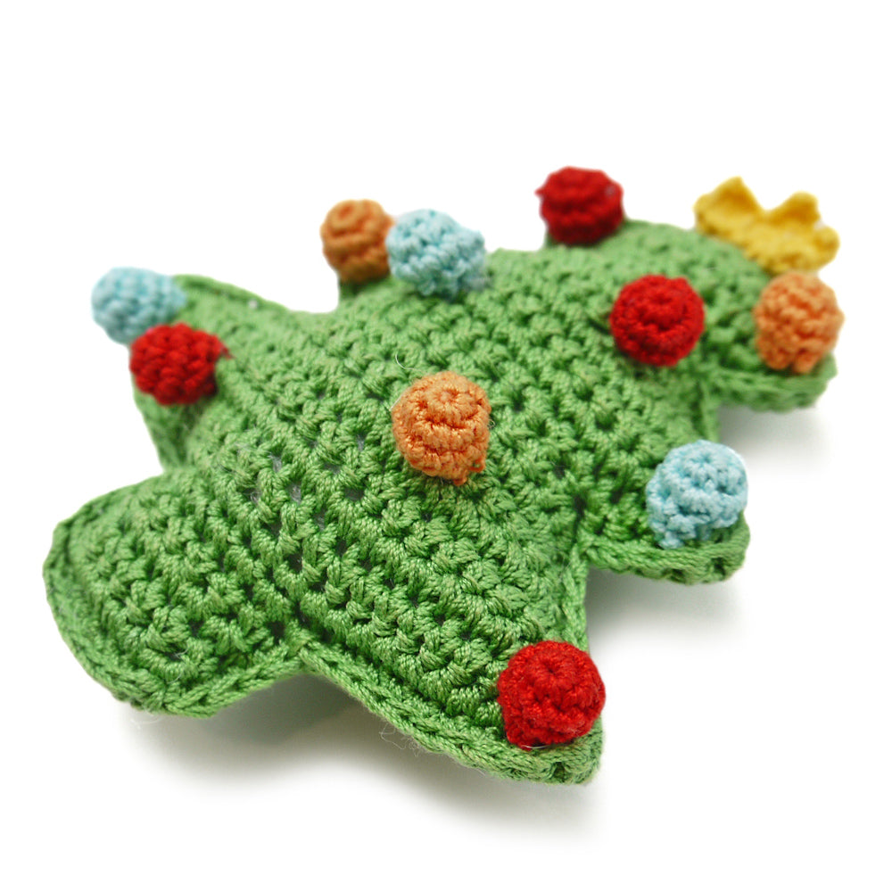 DOGO Christmas Tree Crochet Dog Toy
