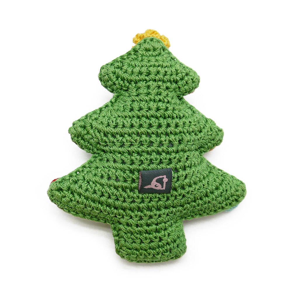 DOGO Christmas Tree Crochet Dog Toy