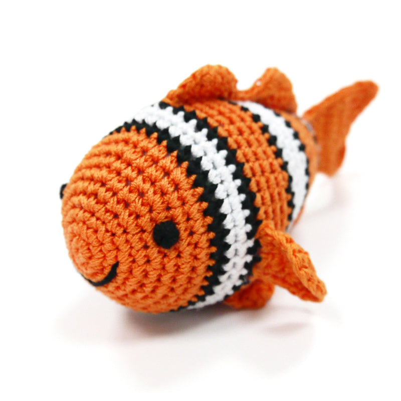 DOGO Clownfish Crochet Dog Toy