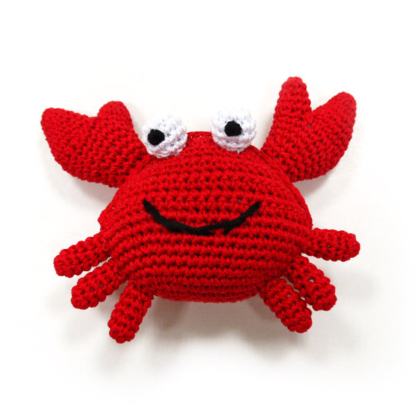 DOGO Crab Crochet Dog Toy