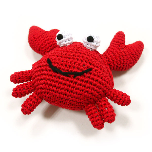 DOGO Crab Crochet Dog Toy