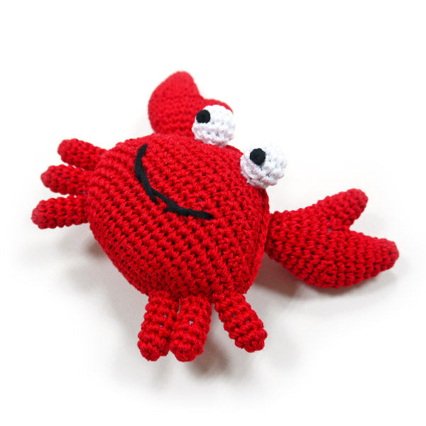 DOGO Crab Crochet Dog Toy