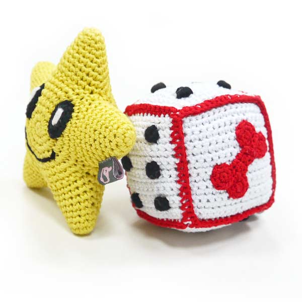 DOGO Dice Crochet Dog Toy