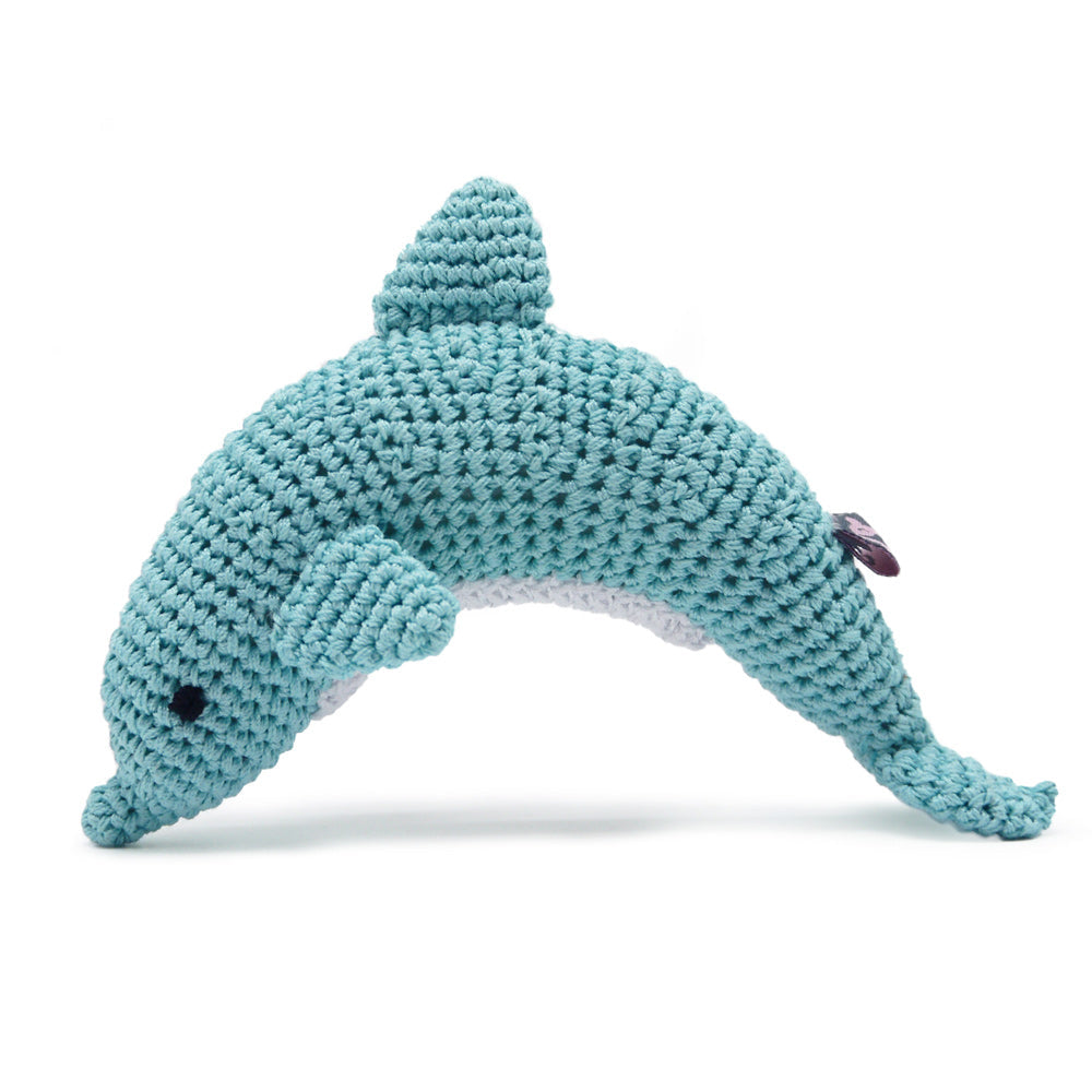 DOGO Dolphin Crochet Dog Toy