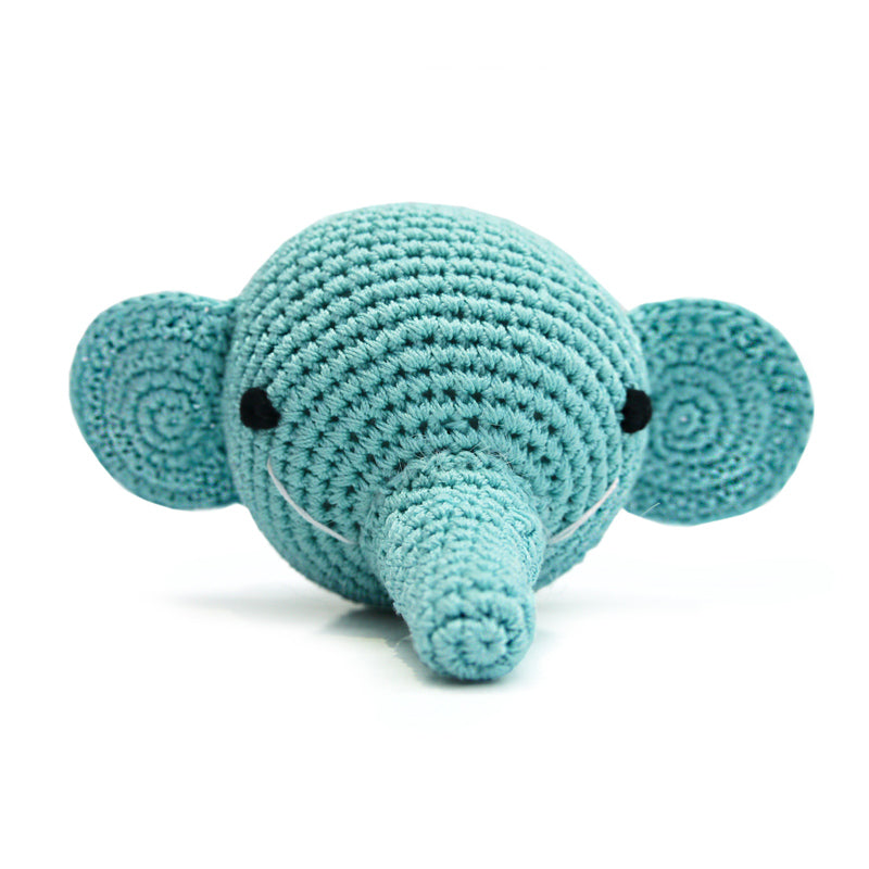 DOGO Elephant Head Crochet Dog Toy