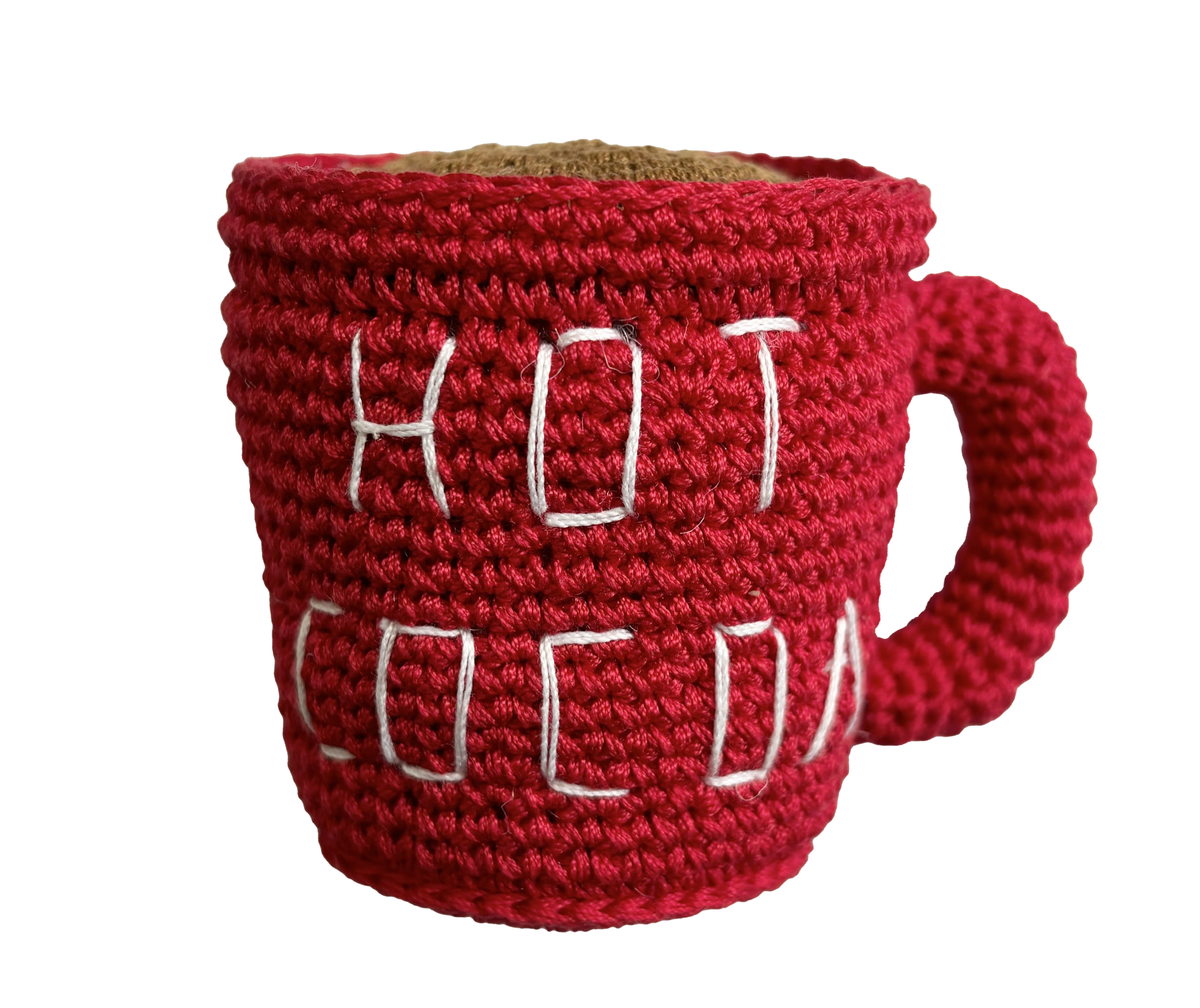 DOGO Hot Cocoa Crochet Dog Toy