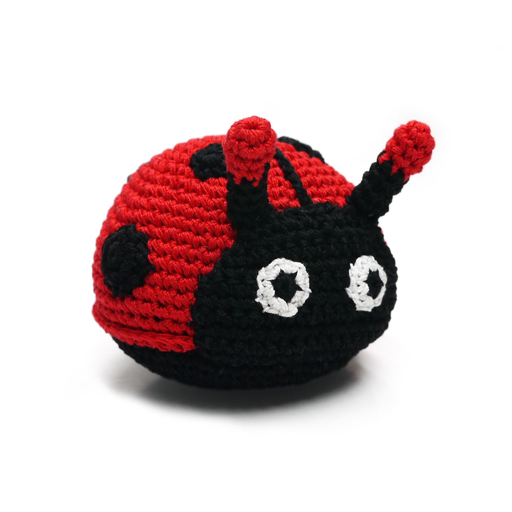 DOGO Ladybug Crochet Dog Toy