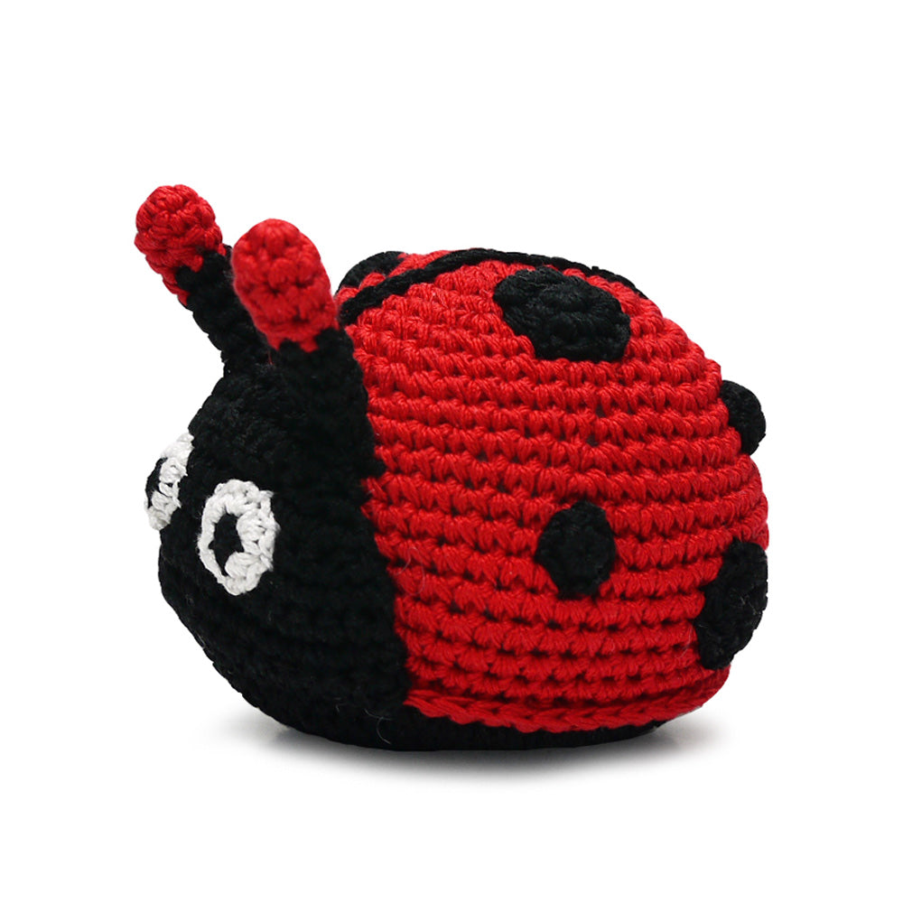 DOGO Ladybug Crochet Dog Toy