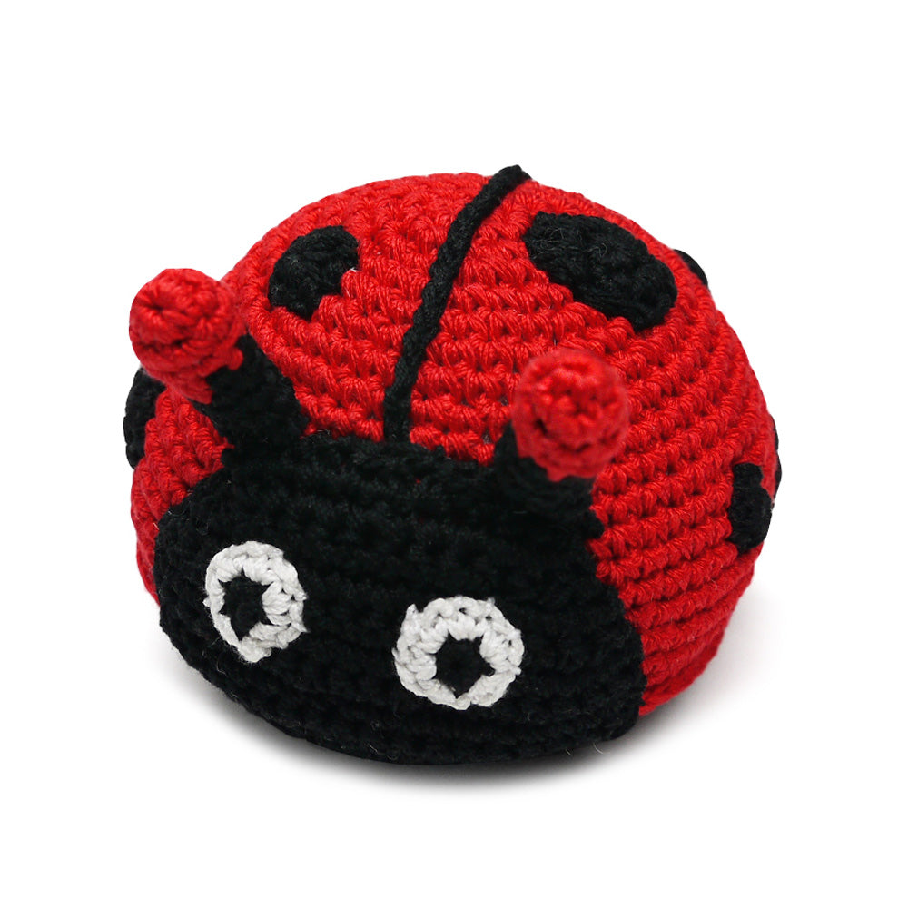 DOGO Ladybug Crochet Dog Toy