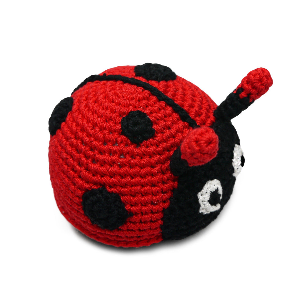 DOGO Ladybug Crochet Dog Toy