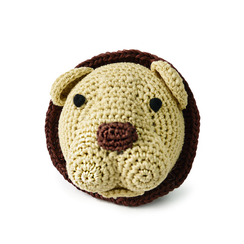 DOGO Lion Ball Crochet Dog Toy