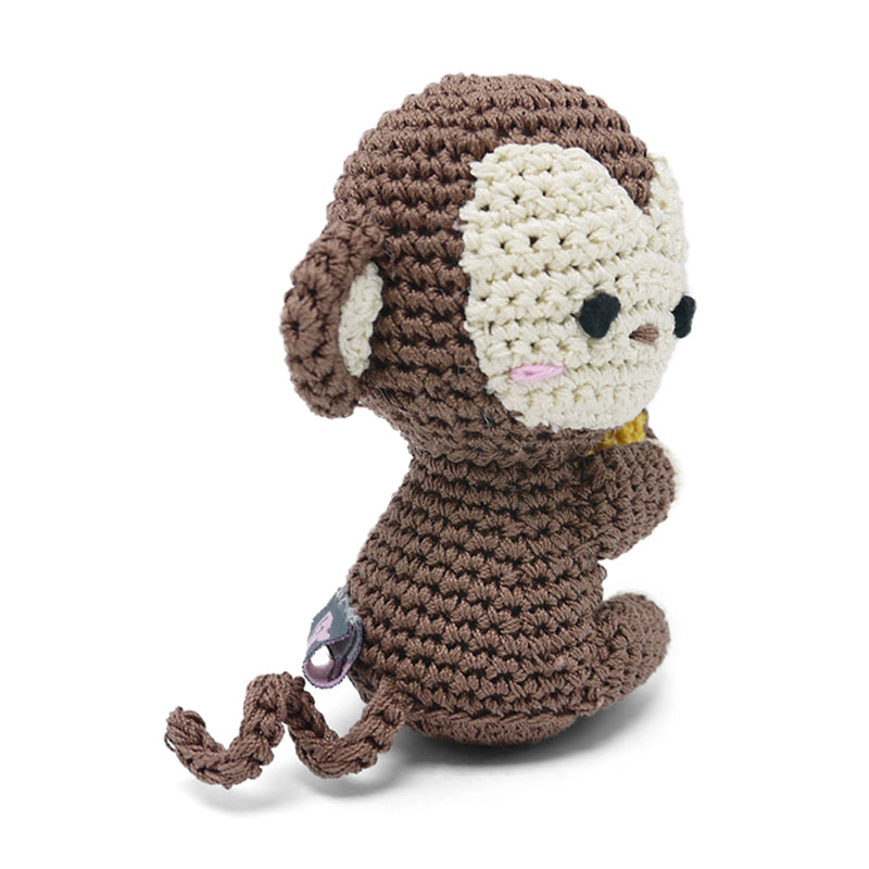 DOGO Monkey Crochet Dog Toy