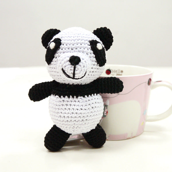 DOGO Panda Crochet Dog Toy