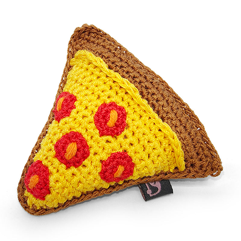 DOGO Pizza Crochet Dog Toy