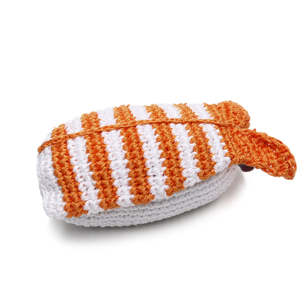 DOGO Shrimp Sushi Crochet Dog Toy