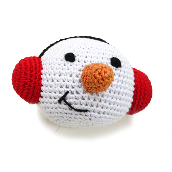 DOGO Snowman Ball Crochet Dog Toy