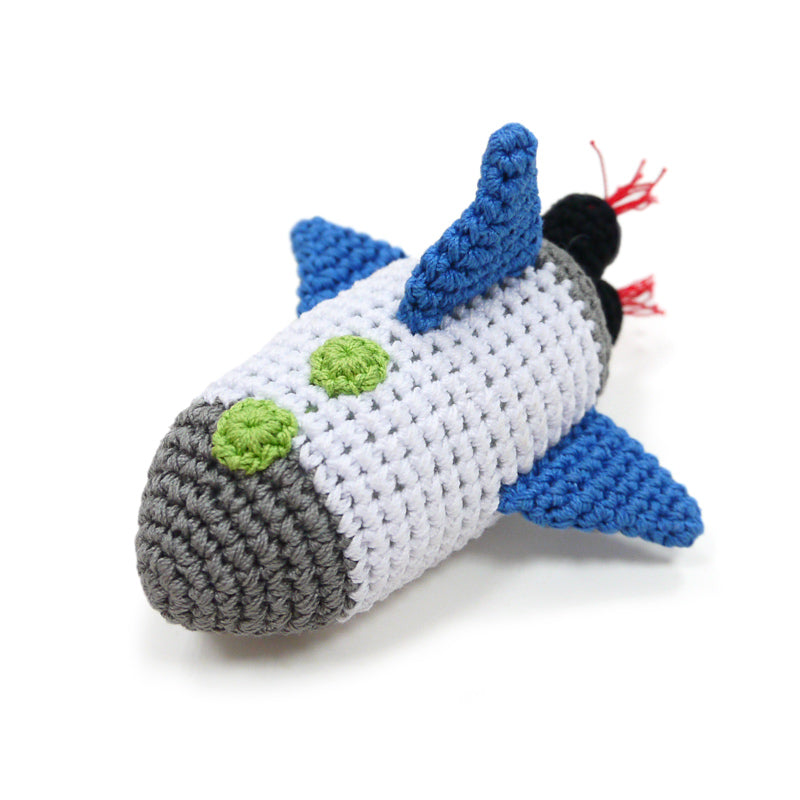 Space Ship Crochet Toy