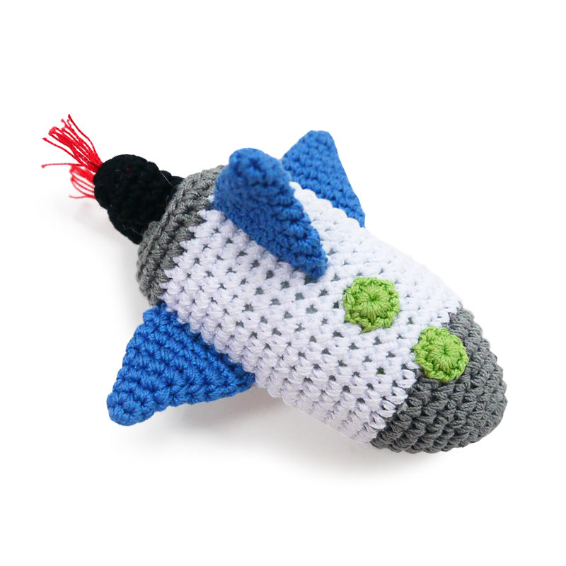 DOGO Space Ship Crochet Dog Toy