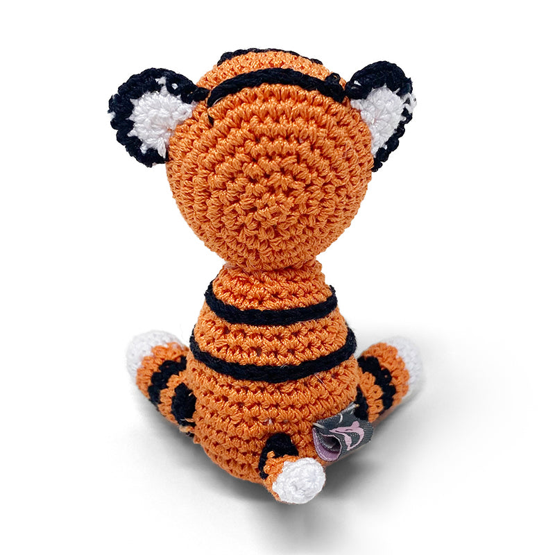 DOGO Tiger Crochet Dog Toy