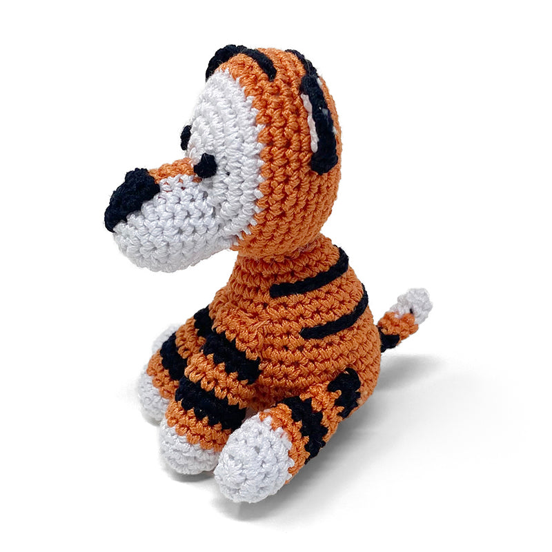 DOGO Tiger Crochet Dog Toy
