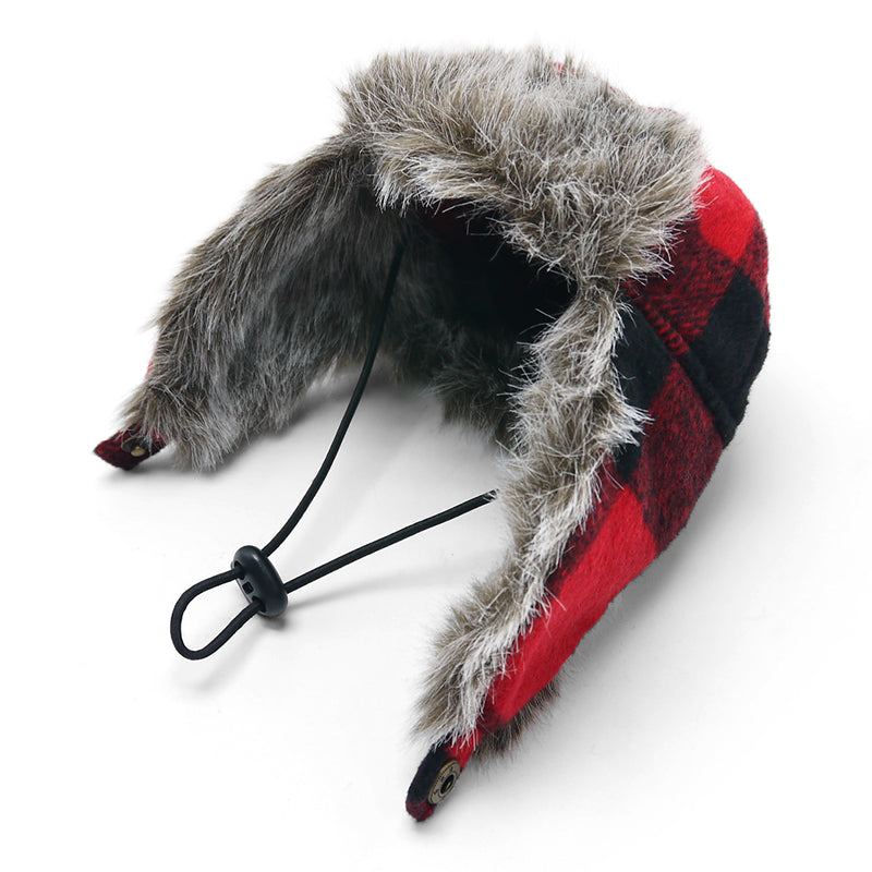 DOGO Trapper Plaid Dog Winter Hat