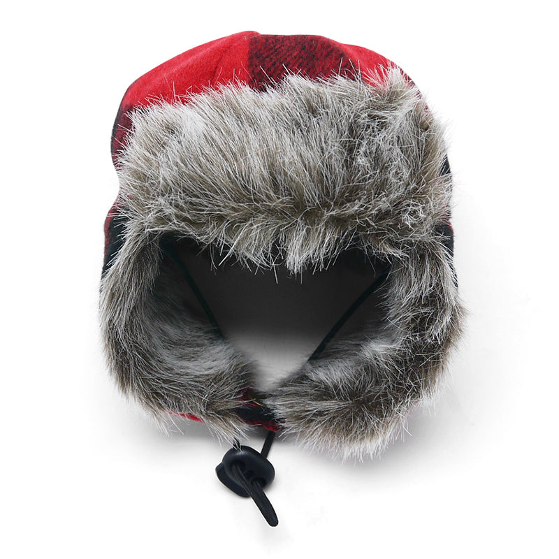 DOGO Trapper Plaid Dog Winter Hat