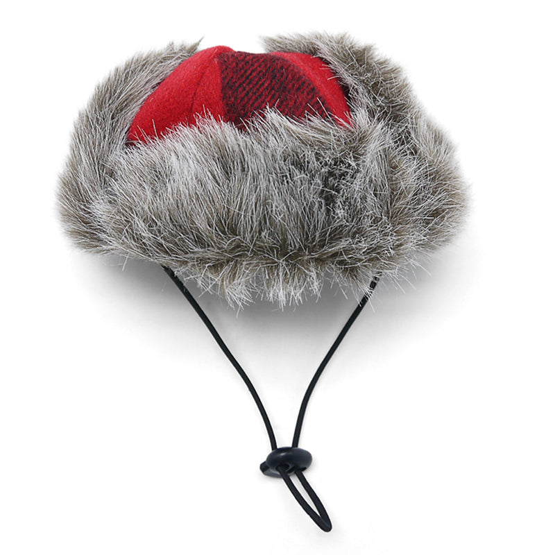DOGO Trapper Plaid Dog Winter Hat