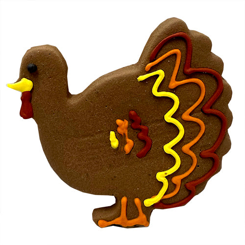 Bubba Rose Turkey Dog Treat (Iced Dog Cookie)