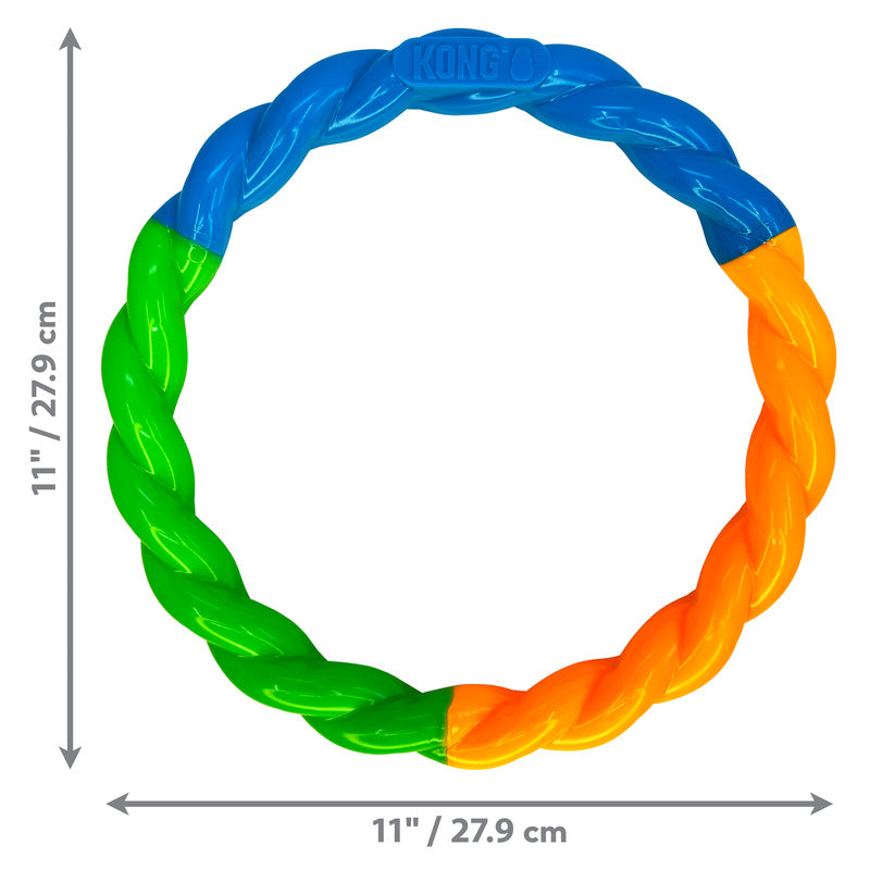 Kong Twistz High-Viz Ring - HT Animal Supply