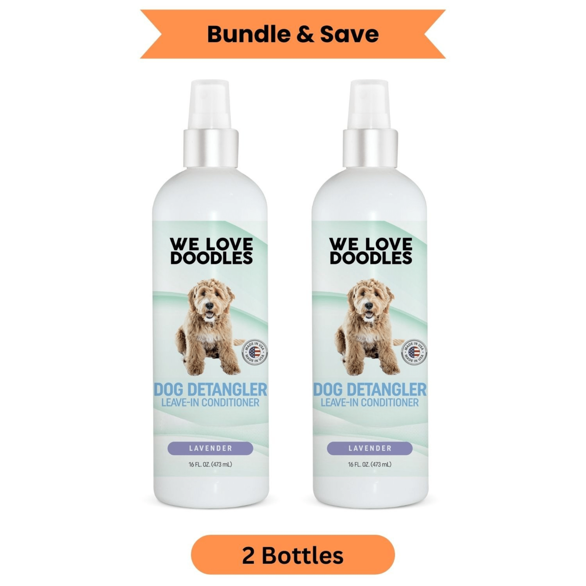 Dog Detangler Spray – Lavender (2 Pack)