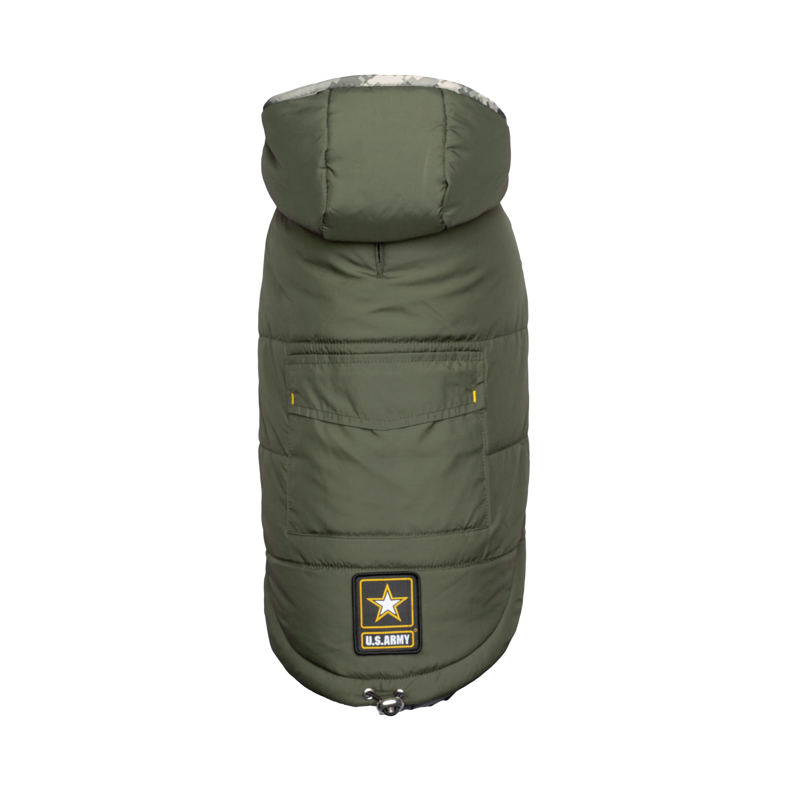 US Army Dog Parka - Dark Camo premium pet product