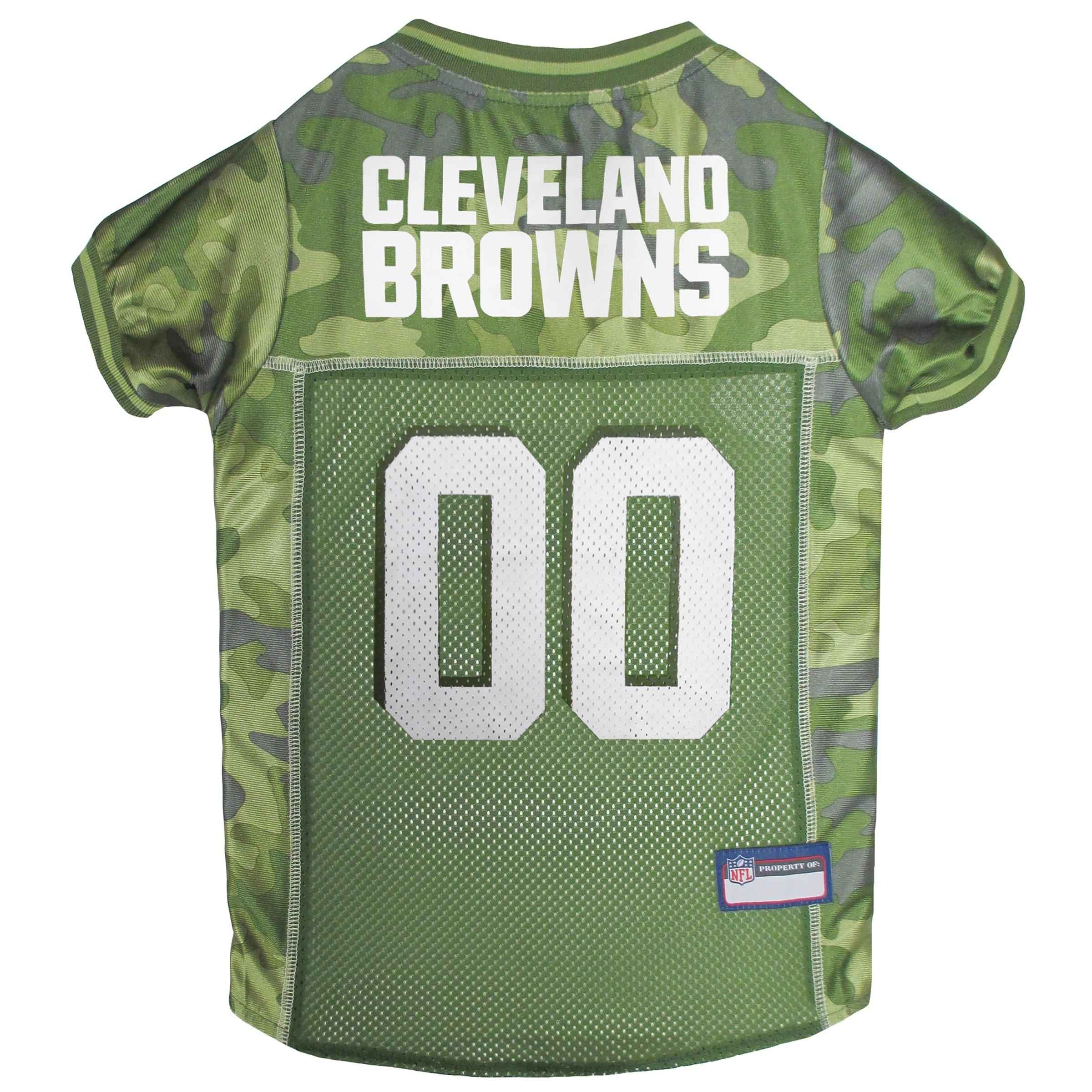 NFL Cleveland Browns Camo Mesh Pet Jersey